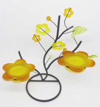 CASTIÇAL FLOR 2 VELAS - 7257004