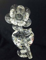 FLOR DE LOTUS COM DIAMANTE - 24 CM - 7854212