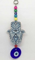 MÃO HAMSA 22X8 CM - 7858225